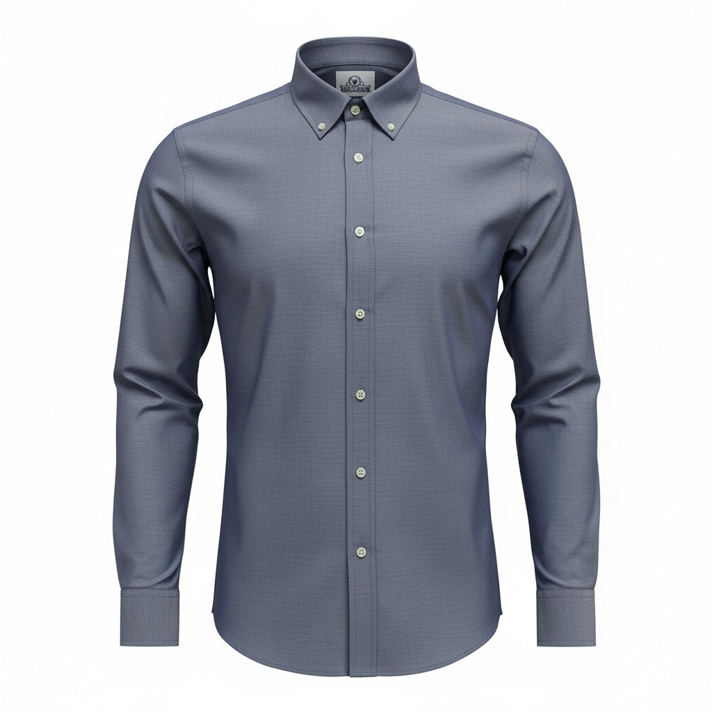 Grey Cotton Shirt image 1